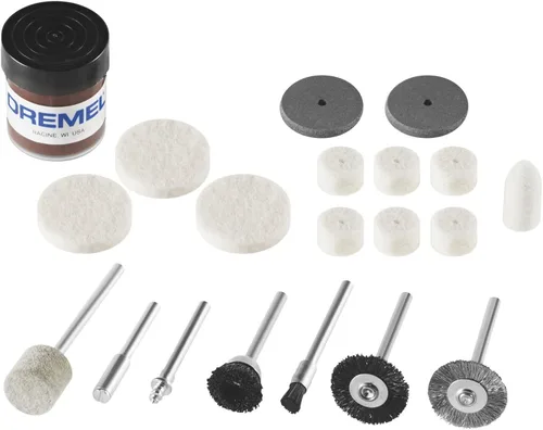 Vista 2 de Dremel Mfg 684-01 juego de pulido y de limpieza de 20
