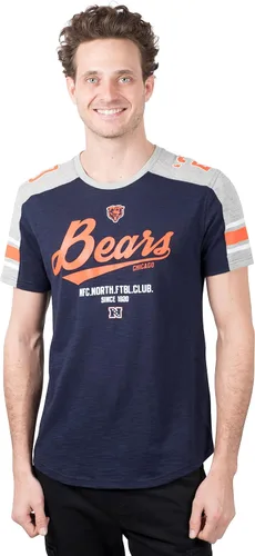 Vista 23 de Ultra Game NFL - Camiseta raglán de manga corta para hombre