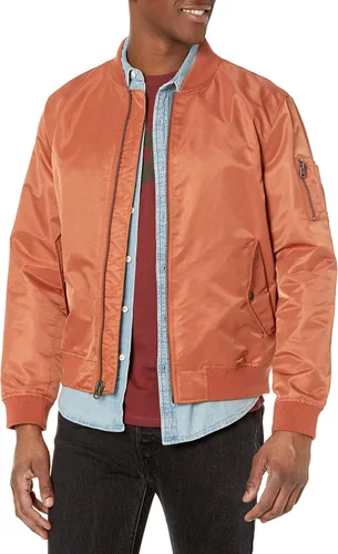 Vista 29 de Levi's MA-1 Flight chamarra satinada sin relleno para hombre