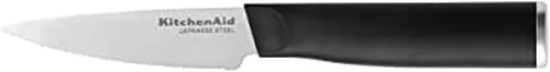 Vista 11 de KitchenAid - Cuchillo de pelar clásico con protector de extremo y cubierta de hoja a medida, de 3.5 pulgadas, cuchillo de cocina afilado, hoja