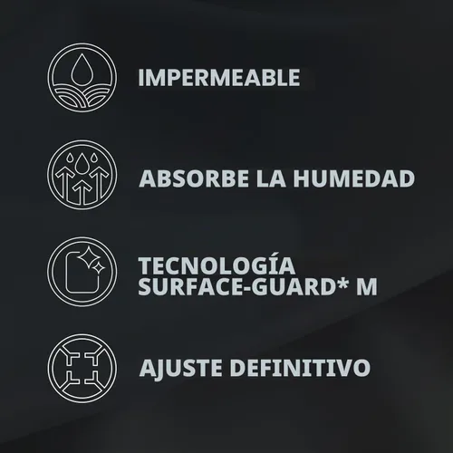 Vista 4 de Tempur-Pedic Protect Protector de colchón impermeable, individual XL, color blanco