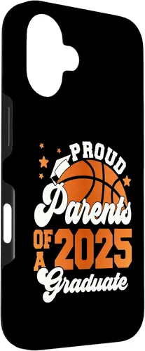 Vista 3 de iPhone 16 Parents of a 2025 Graduate Senior Graduation Basketball Case
