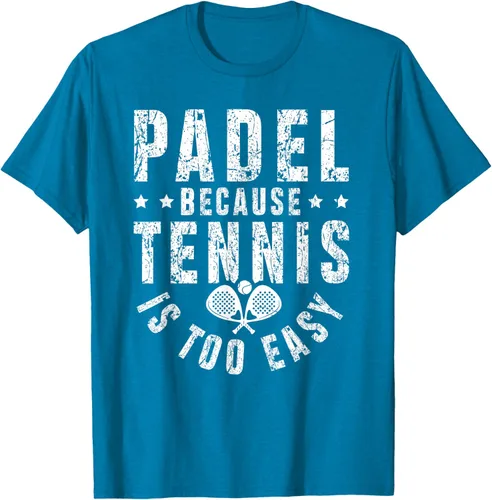 Vista 9 de Padel, Because Tennis is Too Easy - Camiseta de Padel Player