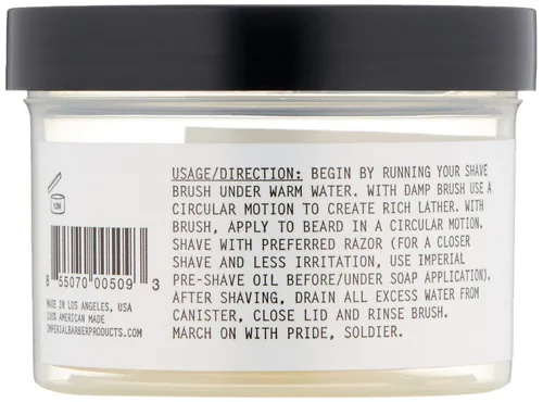 Vista 2 de Imperial Barber Bote de jabón para afeitar, 6.2 oz