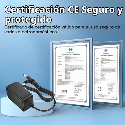 Vista 6 de Adaptador de fuente de alimentación de 12V 2.5A DC 100V-240V AC a DC 12Volt 2.5Amp Transformador de pared con conectores de enchufe de 0.217 in x