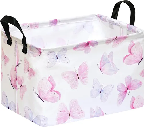 Vista 11 de Cesta Rectangular de Regalo, Cesta de Almacenamiento para Guardería, Cesto de Ropa Sucia, Caja de Almacenamiento y Contenedores para Ropa del Hogar