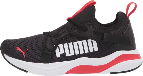 Vista 8 de PUMA Softride Rift - Tenis unisex para niños, NegroRojo