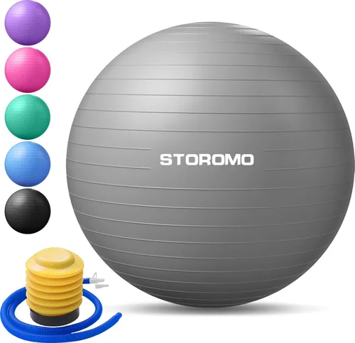 Vista 11 de Pelota de ejercicio de embarazo antiestallido, pelota de estabilidad de alta capacidad de peso para yoga, pilates y apoyo laboral, pelota de fitness