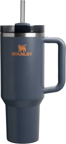 Vista 149 de STANLEY Quencher H2.0 Vaso Térmico con asa y pajilla, 64 onzas, tapa Flowstate de 3 posiciones, gran capacidad para viajes y deportes, vaso de acero