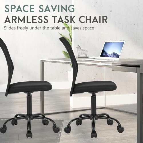 Vista 7 de PayLessHere Silla de oficina, silla de escritorio, silla ergonómica de malla para computadora, soporte para espalda, moderno, ejecutivo, respaldo