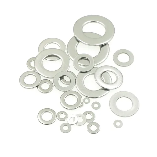 Vista 4 de Kit surtido de arandelas planas M1.6 a M12, acero inoxidable 304, para tornillos M1.6 M2 M2.5 M3 M4 M5 M6 M8 M10 M12
