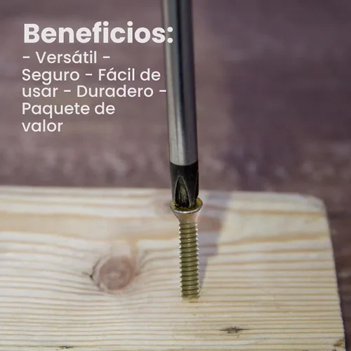 Vista 6 de Tornillos escariadores Tek para madera y metal revestidos en cerámica 1. Tamaño del paquete-Small