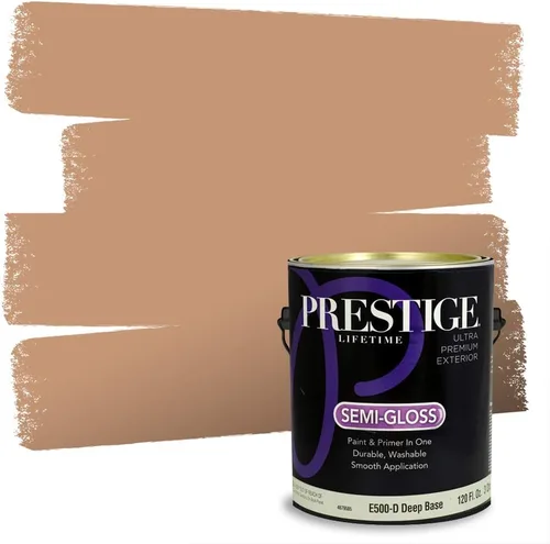 Vista 20 de Pintura 2 en 1, para primera mano y para exterior, de Prestige Paints, E100-N-1120BM