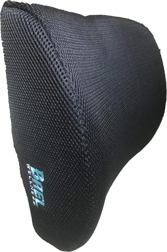 Vista 5 de Cojín de espalda y almohada de apoyo lumbar. Espuma viscoelástica mejorada de gel con cubierta de malla. Alivio del dolor de espalda.