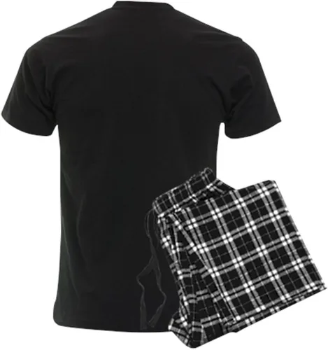 Vista 2 de CafePress Daredevil Black Costume Men's Dark Pajama Set