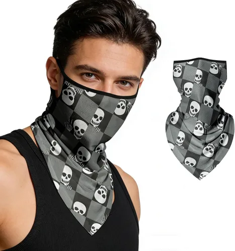 Vista 7 de Protector solar para colgar en las orejas, protección UV, transpirable, bufanda elástica antideslizante para hombres y mujeres