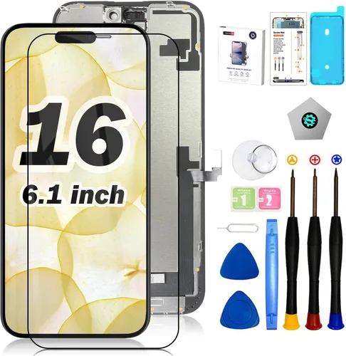 Vista 21 de EFAITHFIX para iPhone 7 Plus reemplazo de pantalla LCD negra de 5.5 pulgadas, conjunto de marco de visualización LCD, pantalla táctil 3D