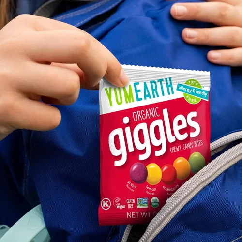 Vista 7 de YumEarth Organic Giggles - Caramelos masticables aptos para alérgicos