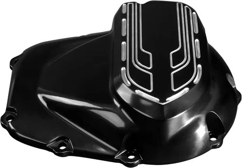 Vista 4 de TCT-MOTORPARTS Cubierta de leva lateral negra brillante para Harley M8 Engine Touring Street Glide 2017-2025 Softail 2018-2025