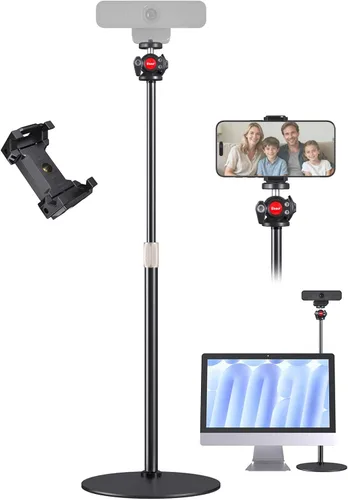 Vista 9 de Soporte para cámara web para escritorio, soporte de brazo con abrazadera