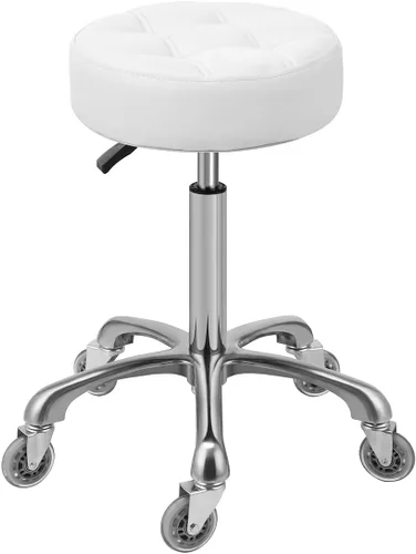 Vista 10 de Kaleurrier Taburete giratorio Altura ajustable: Taburetes de taller con Negro
