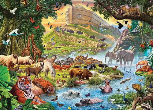 Vista 174 de Pingüinos - Rompecabezas de 100 piezas