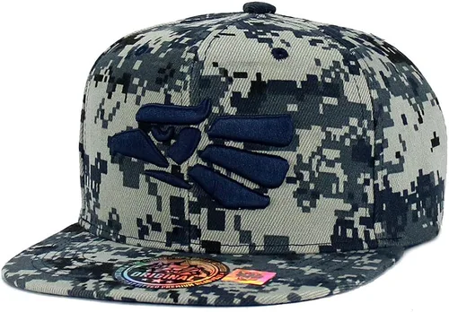 Vista 3 de Gorra de béisbol con diseño de águila mexicana hecha en México con cierre de pico plano