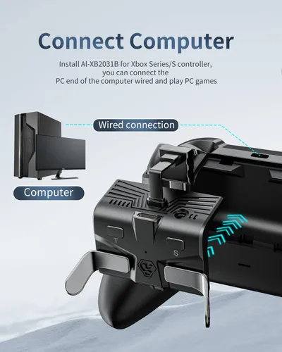 Vista 6 de OLCLSS Palas para mando Xbox Series XS (no para Xbox One SX)