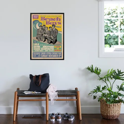 Vista 3 de AllPosters Póster de pared con marco negro para niños de playa (23 x 33 pulgadas)