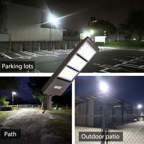 Vista 7 de Luz de estacionamiento LED regulable de 450 W con ajustador deslizante, luz diurna de 5000 K, 63000 lúmenes, 140 lm/w