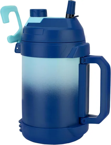 Vista 11 de Hydraful Jarra de galón, botella de agua grande de 128 onzas, jarra deportiva de acero inoxidable aislada, botella de agua de triple pared de vacío