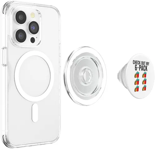 Vista 4 de Tacos & Agua Fresca Fun Mexican Food Lover Comida Mexicana PopSockets MagSafe PopGrip for iPhone