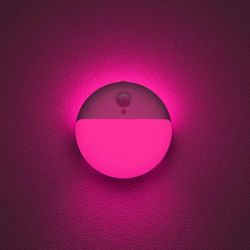 Vista 17 de YUNLEX Paquete de 2 luces nocturnas a batería, luces de inodoro, luz de sensor de movimiento pequeño de 2.6 pulgadas, luces adhesivas, 3 modos