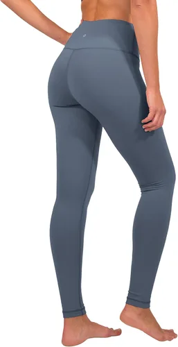 Vista 2 de 90 Degree by Reflex Leggings con función de control de abdomen, de cintura alta y confeccionados con tejido Power Flex