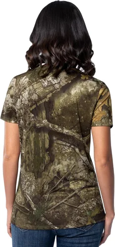 Vista 2 de Realtree Camiseta de manga corta con cuello en V para RealTree APX