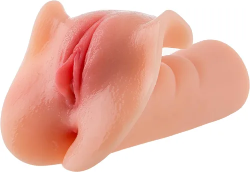 Vista 7 de Coño de bolsillo para masturbador masculino, muñeca sexual con vagina texturizada realista y ano apretado, juguete sexual para hombres masturbación