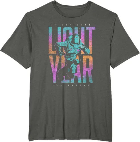 Vista 5 de Disney Pixar Lightyear Buzz Lightyear To Infinity And Beyond Camiseta, Negro