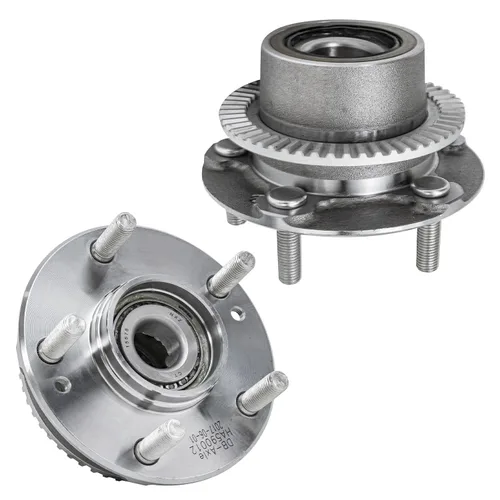 Vista 50 de Detroit Axle - 2.2L Bujes de rodamiento de rueda delanteros de 2 piezas para Honda Accord 90-97, 97 Acura CL, 2 rodamientos de ruedas y conjunto