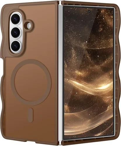 Vista 37 de Pepmune for Samsung Galaxy S25 Plus/S24 Plus Case Wave Frame, Desert Gold Dorado Desierto