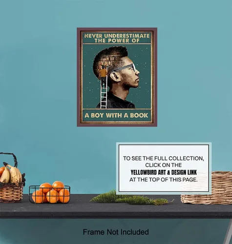 Vista 7 de Arte de pared negro afroamericano – Decoración motivacional inspiradora para el aula – Póster de cultura negra – Hombre afroamericano, hombres
