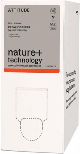 Vista 23 de ATTITUDE Jabón para Platos, Verificado por EWG, Líquido para Lavar Platos a Base de Plantas y Vegano, De Origen Natural, Aroma a Ralladura
