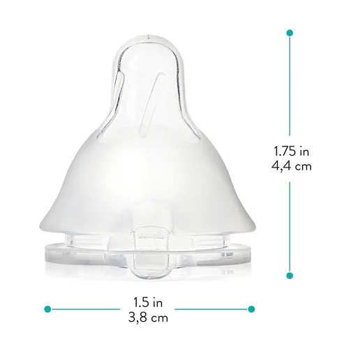 Vista 7 de Evenflo Balance Plus - Tetinas de cuello estándar (1.5 pulgadas) para uso solo con botellas de cuello estándar Evenflo Balance Plus, flujo rápido