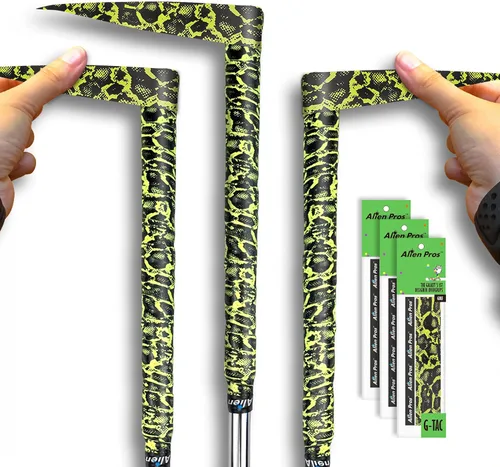 Vista 8 de ALIEN PROS Paquete de 6 cintas de agarre de golf Magic & Lizard Mix – ReGrip en 1 minuto
