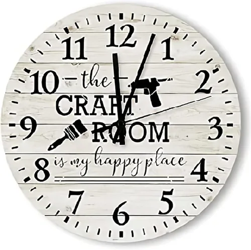 Vista 25 de ArogGeld Reloj de pared de Halloween para dormitorio, cuervo negro, vintage
