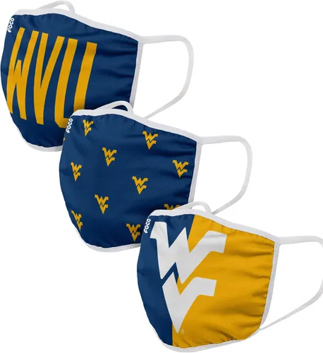 Vista 62 de FOCO - Cubrebocas universitario de la NCAA para adultos (unisex, 3 unidades)