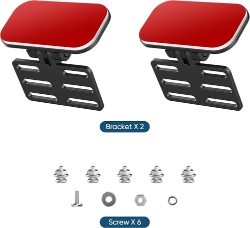 Vista 6 de Pixelman Soporte de cámara trasera - Parabrisas y montaje de espejo, soporte de cámara de respaldo con adhesivo (2PCS)