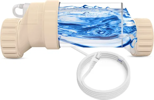 Vista 10 de Celda de sal para piscina, se adapta a células de sal Hayward T-3, célula generador de cloro para piscinas de agua salada, piscinas enterradas