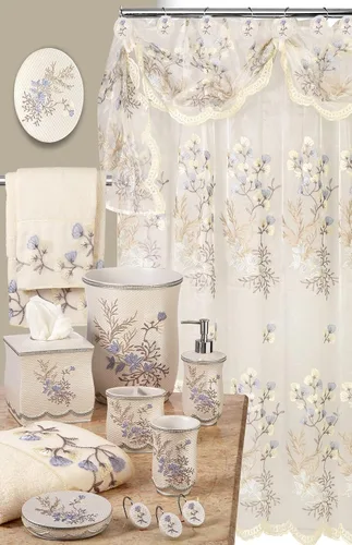 Vista 4 de Popular Bath Cortina de ducha Capri, Beige