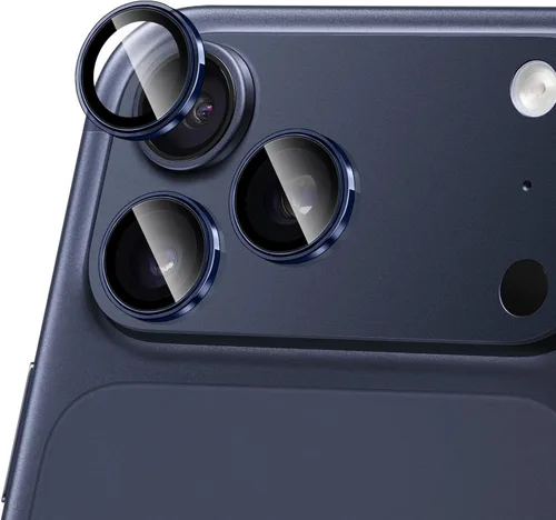 Vista 25 de Compatible con iPhone 13 Pro para iPhone 13 Pro Max, protector de lente de cámara antiarañazos, vidrio templado 9H, protector de cámara de metal a