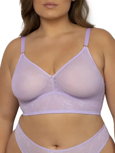 Vista 4 de Smart & Sexy Bralette largo de encaje liso para mujer
